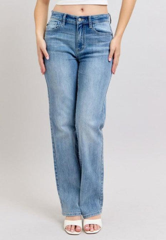 Gabby High Waist Dad Judy Blue Jeans