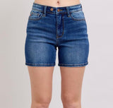 Penny Mid Length Judy Blue Jean Shorts