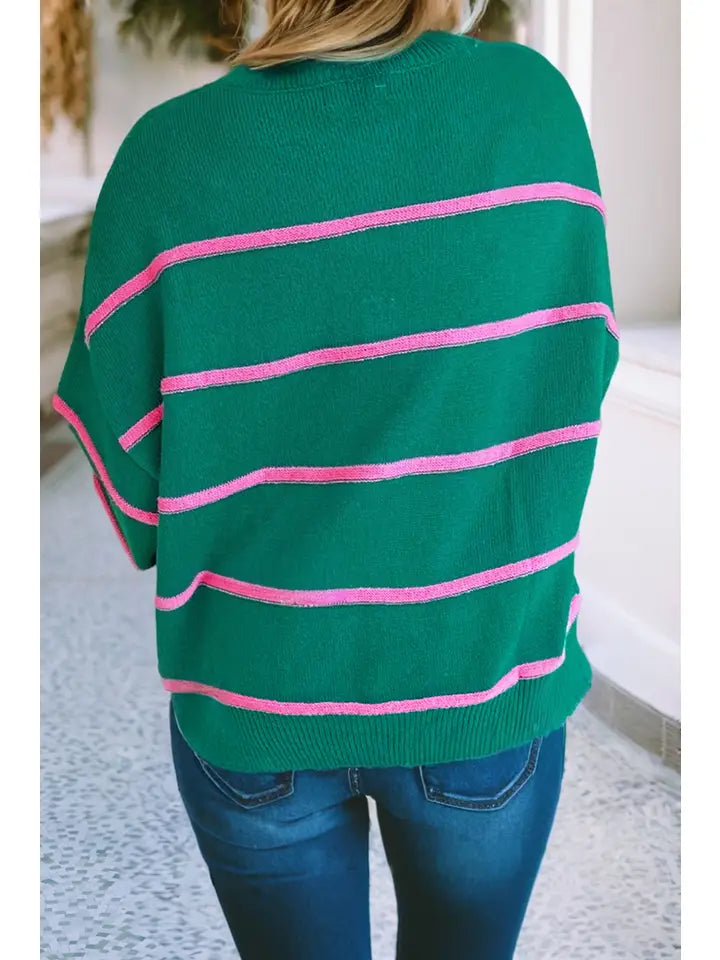 Stripe Oversized Sweater