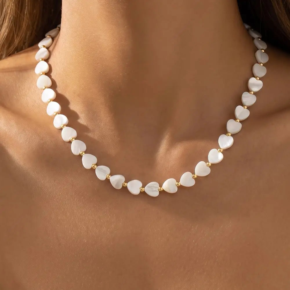 Heart Beaded Necklace
