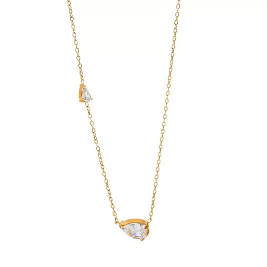 Mini Pear/Pear Necklace