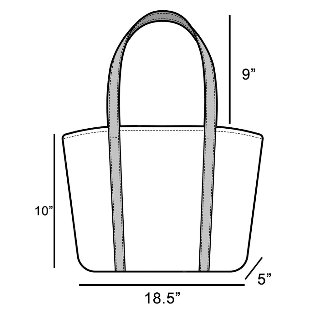 Woven Lattice Straw Tote