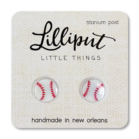 Baseball Earrings