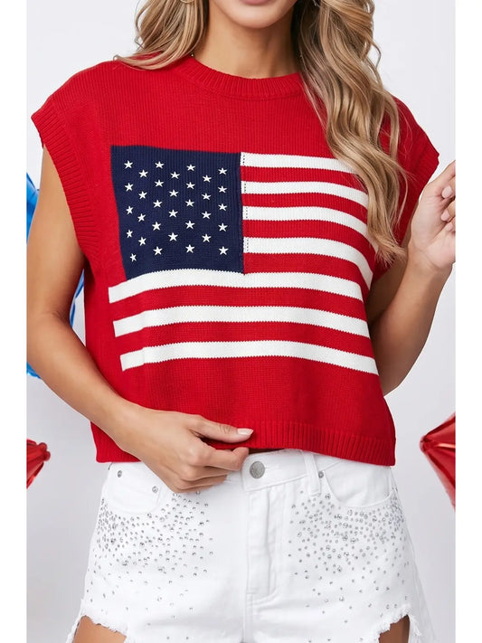 Red Flag Dolman Sweater