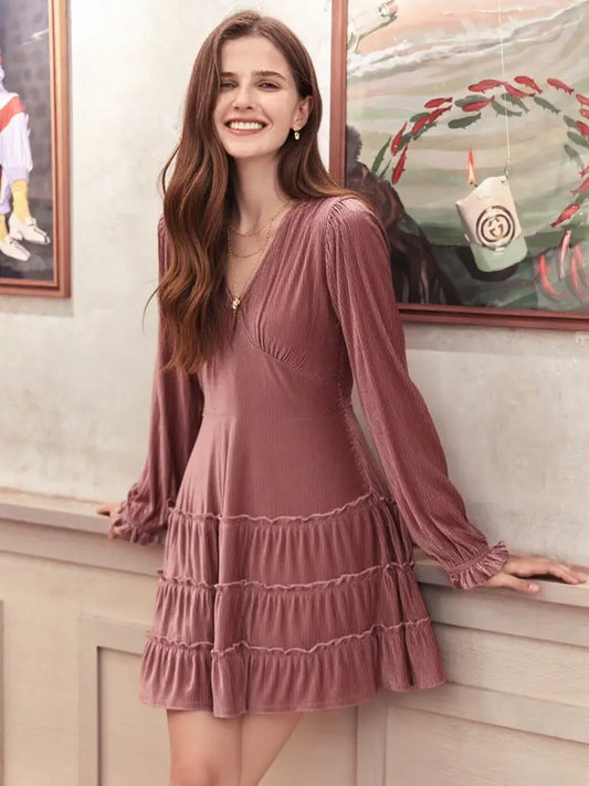 Mauve Mini Dress