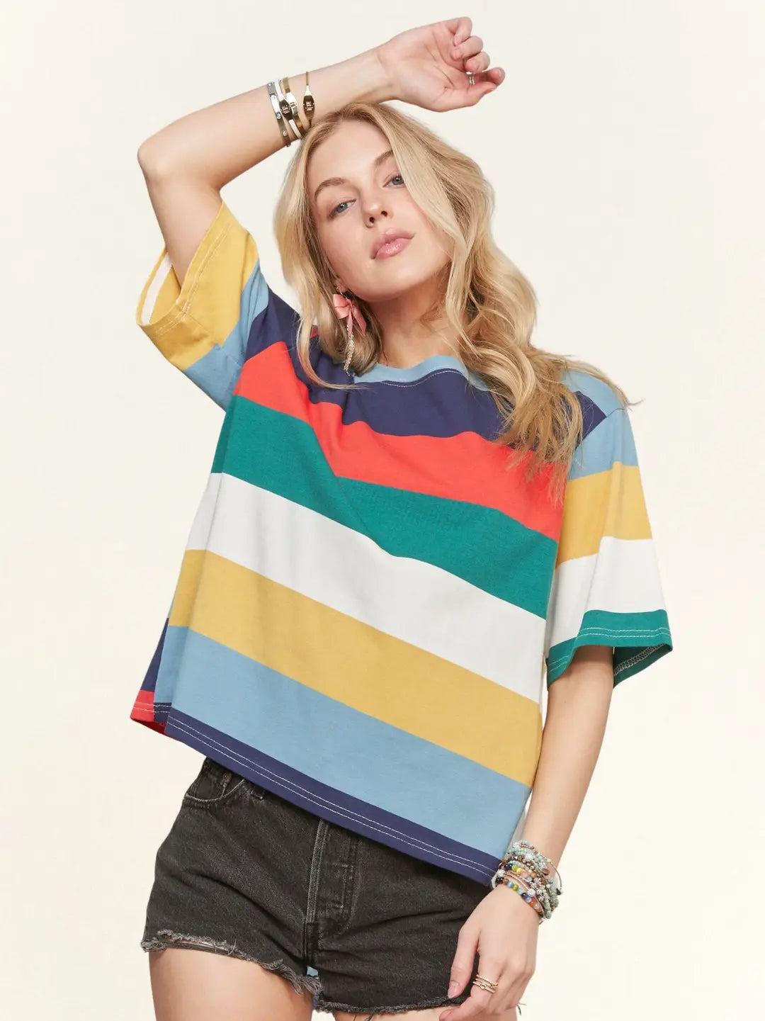 Color Stripe Tee
