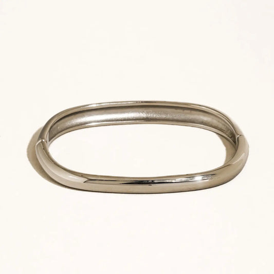 Silver Square Bangle