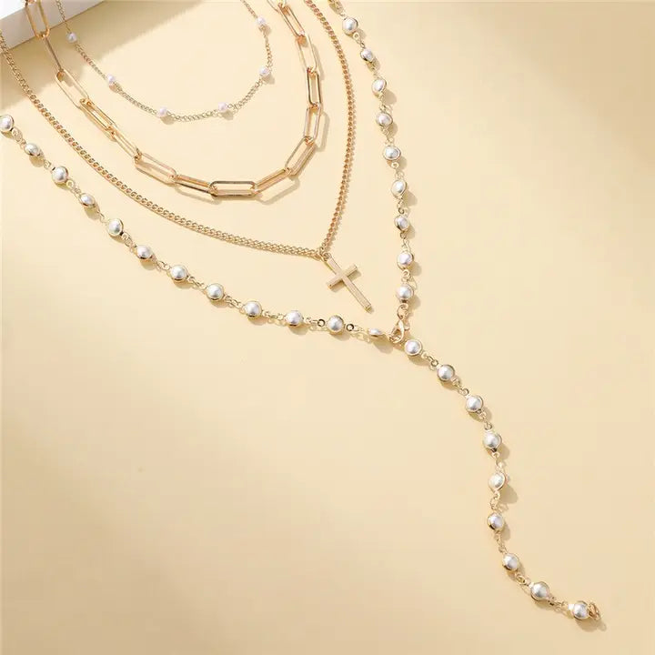 Multi Layered Gold Necklaces