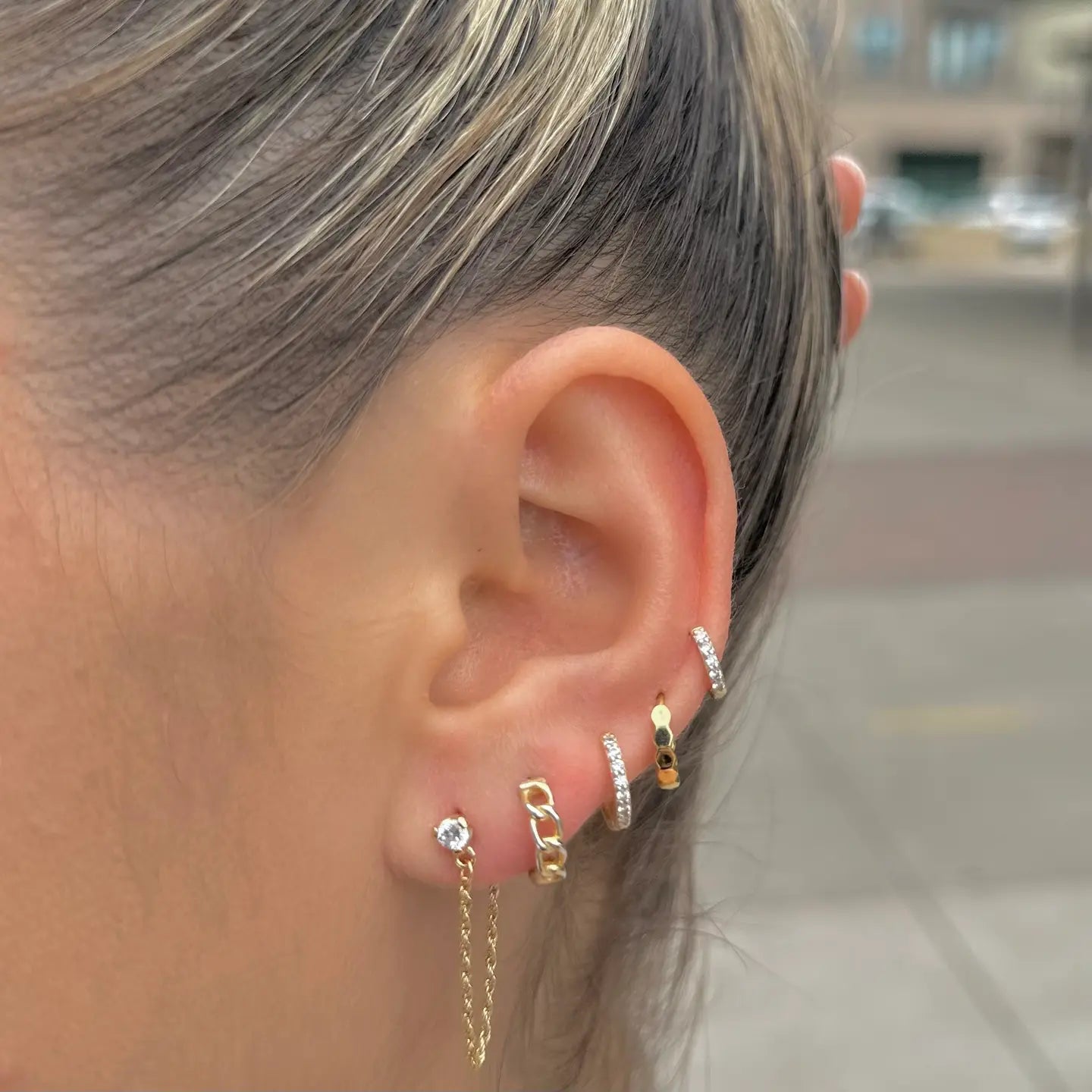 Chain Drop Earring