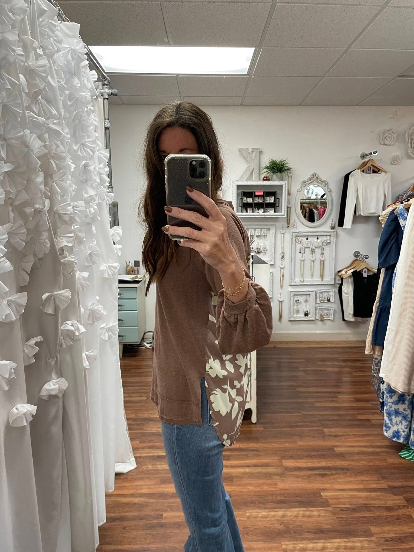 Mocha Blend Mixed Top