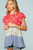 Summer Ready Baby Doll Top (FINAL SALE ITEM)