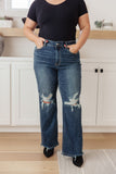 Rose High Rise 90's Straight Jeans in Dark Wash (ONLINE EXCLUSIVE)